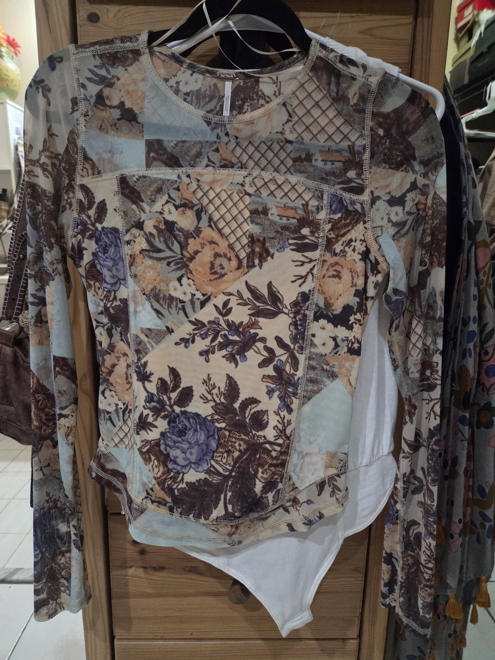 Free People Betty's Garden Cropped Top - Picture 4 of 4